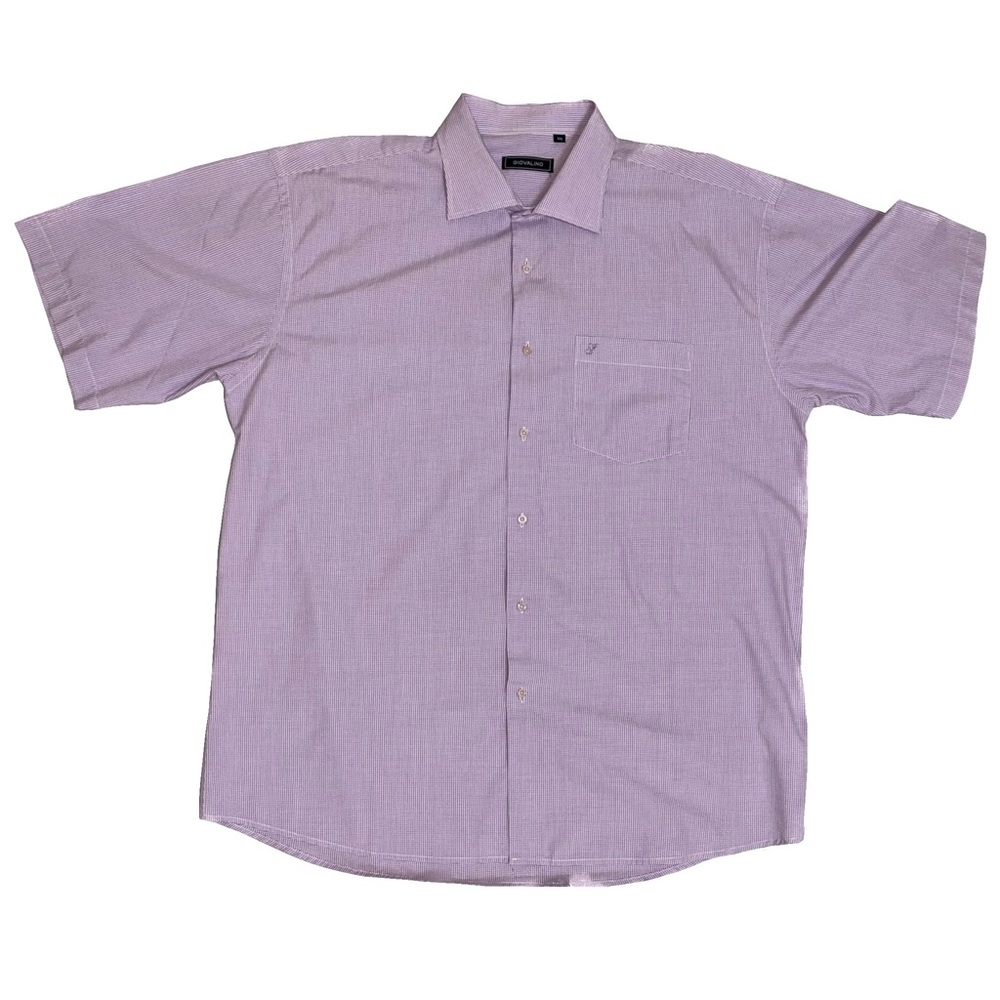 GIOVALINO 3XL Short Sleeve Button-Up Shirt